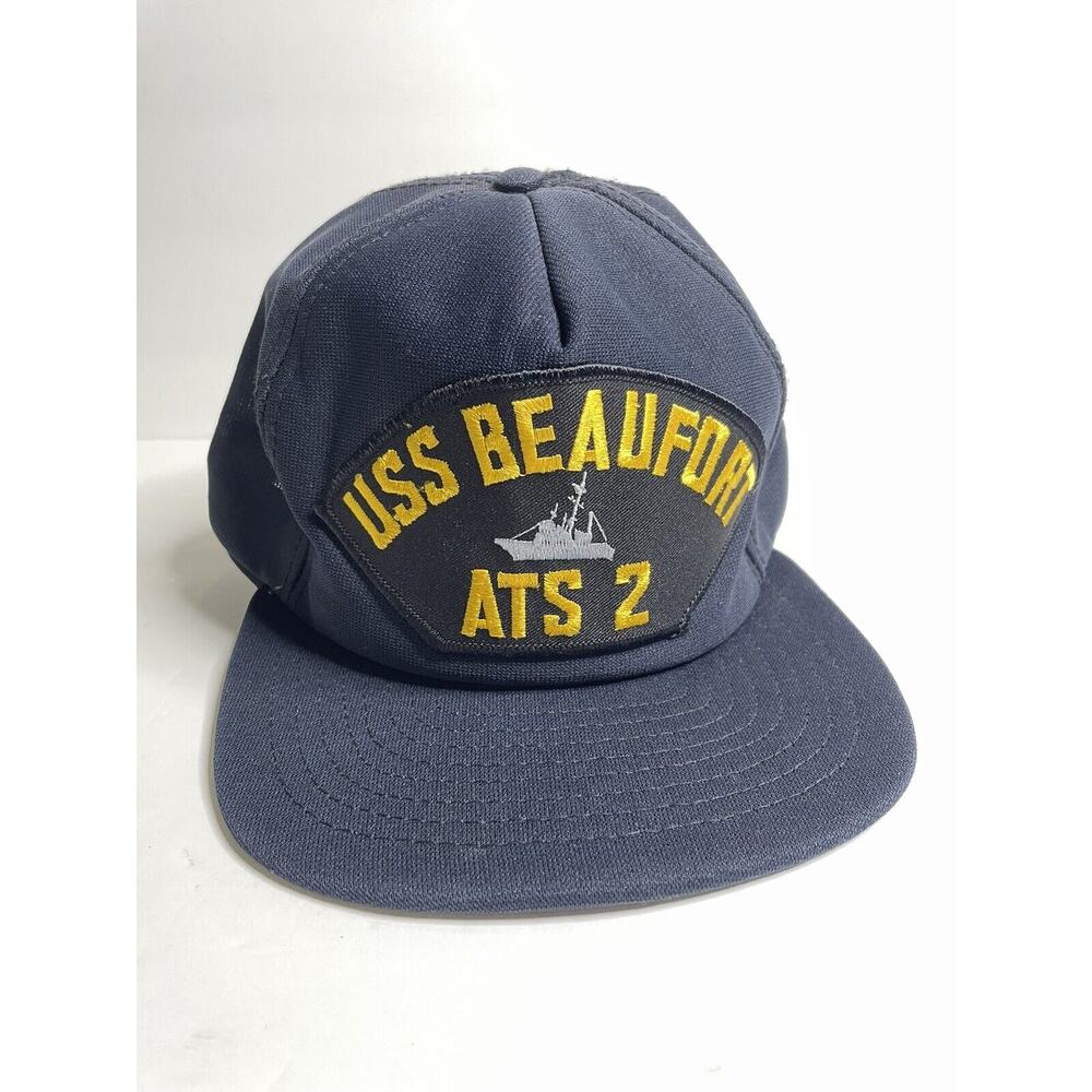 USS Beaufort Navy hat US Cap made in USA patch